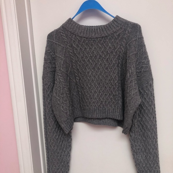 H&M Sweaters - Winter Grey Knit Sweater sz Small
